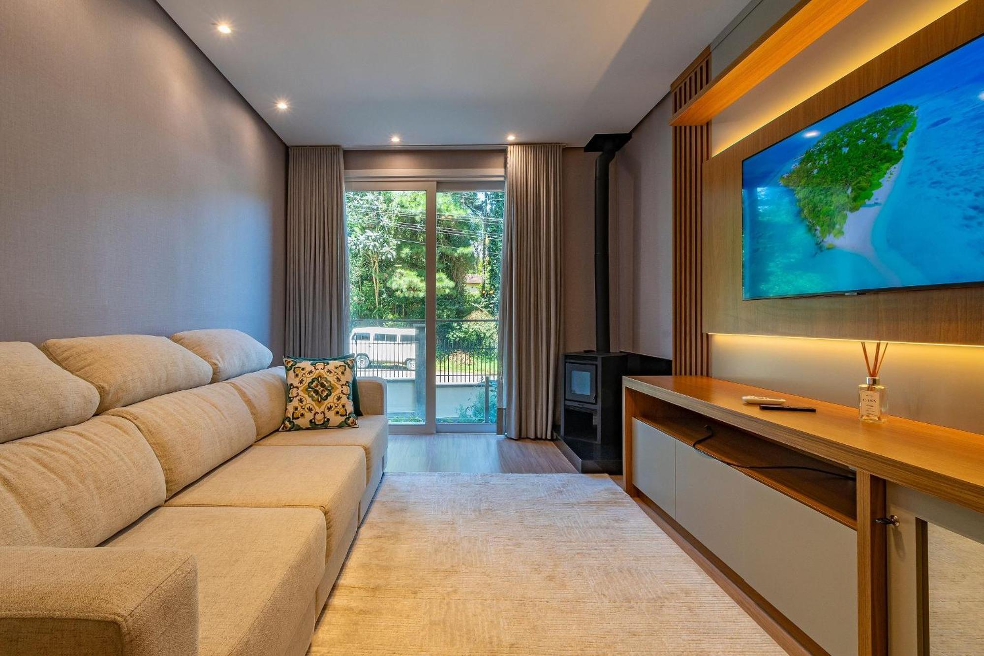 Rosa Edificio Bellagio Canela Com Infraestrutura Completaアパートメント エクステリア 写真