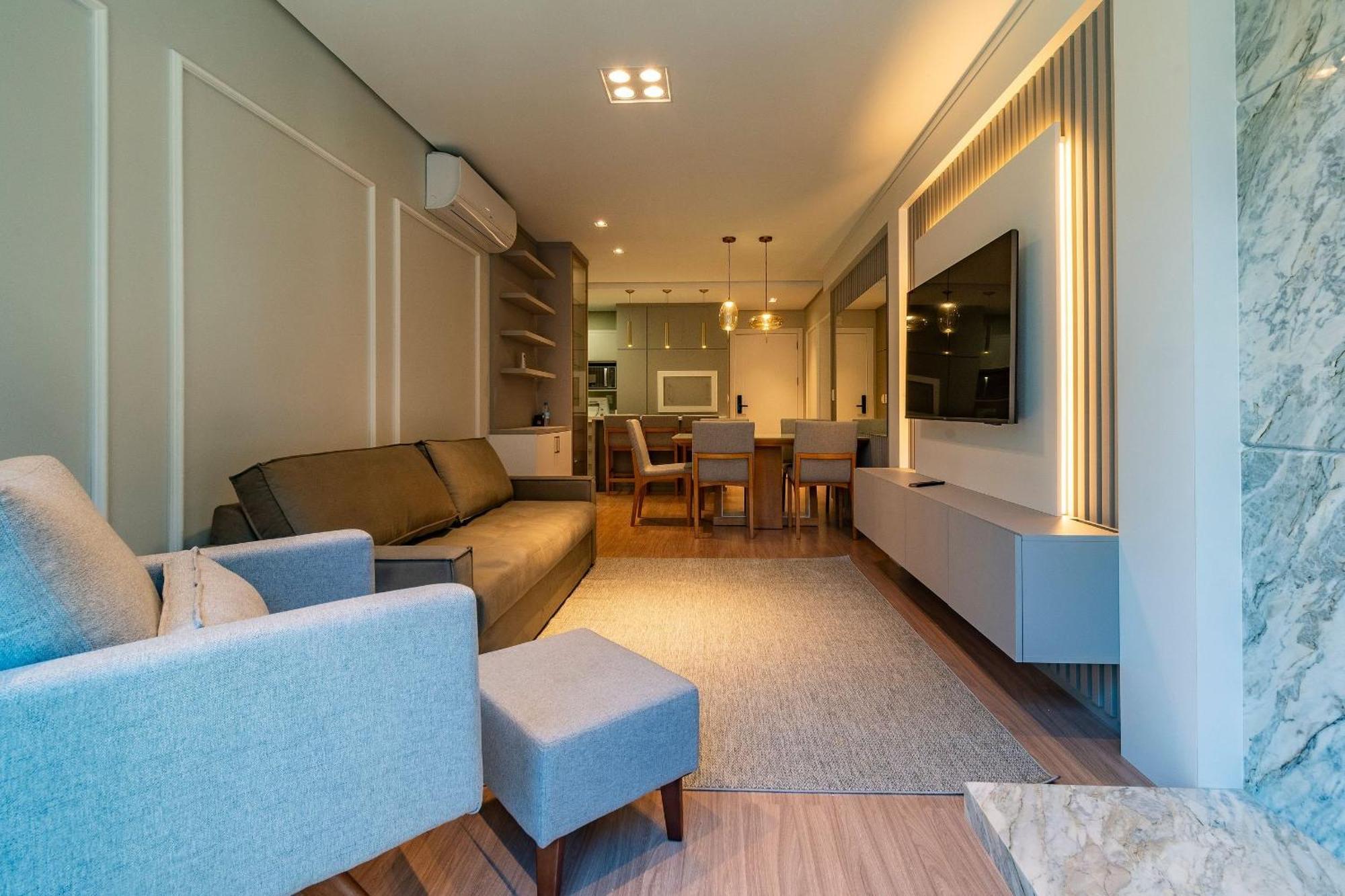 Rosa Edificio Bellagio Canela Com Infraestrutura Completaアパートメント エクステリア 写真