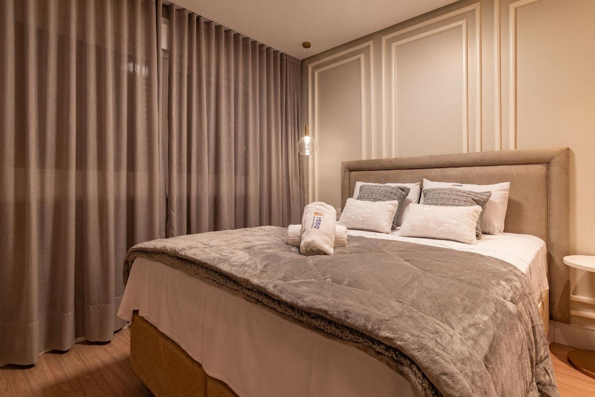 Rosa Edificio Bellagio Canela Com Infraestrutura Completaアパートメント エクステリア 写真