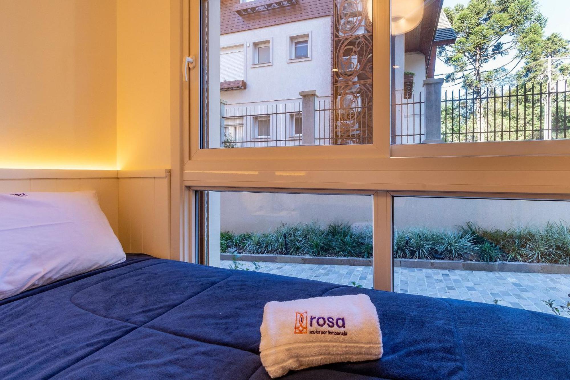 Rosa Edificio Bellagio Canela Com Infraestrutura Completaアパートメント エクステリア 写真